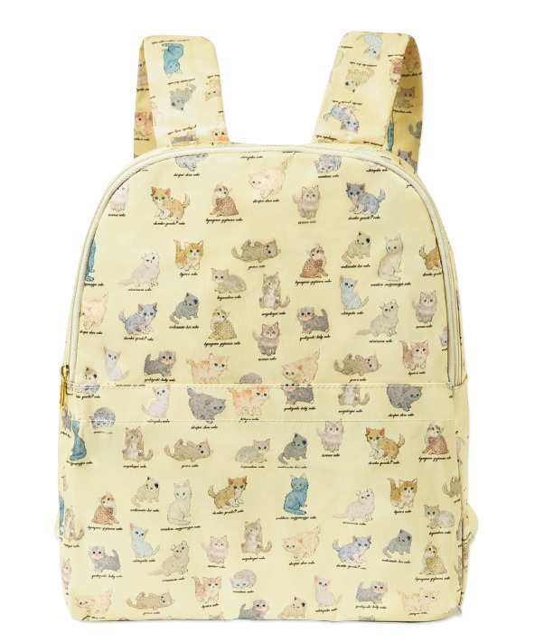 franche lippee【付録】ねこ図鑑柄リュックサック | 雑誌付録  