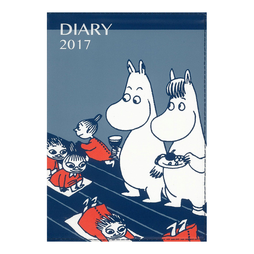 MOOMIN DIARY 2017【内容】コンジェ ペイエ アデュー トリステス × ムーミン 2017 手帳 | 雑誌付録ダイアリー【発売 ...