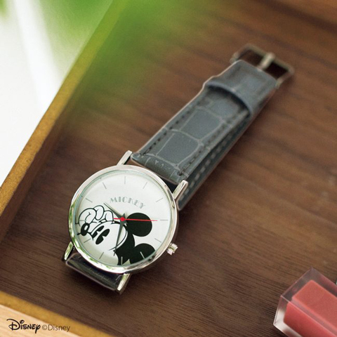 Spring スプリング 17年 10月号 付録 ミッキーマウス クロコレザー調 腕時計 雑誌付録ダイアリー 発売予定 レビューブログ