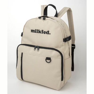 MILKFED. SPECIAL BOOK Multi-pocket Backpack #BEIGE 【付録】 ミルク ...