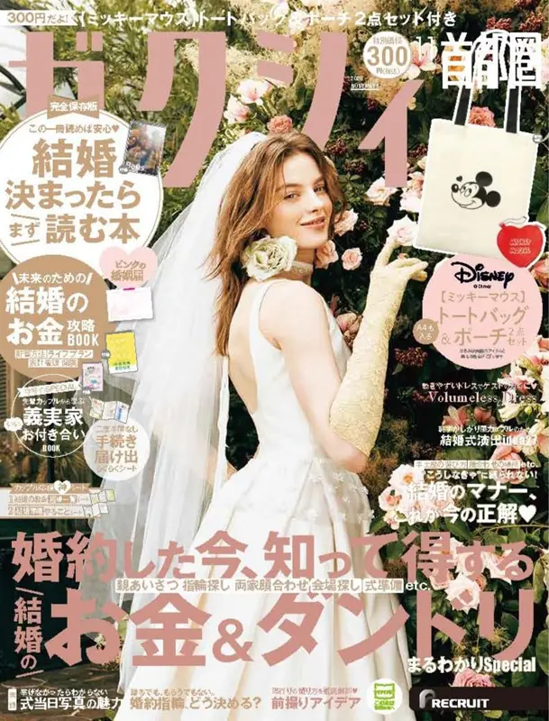 倖田來未♡GURUポン♡BIGトートバッグ♡miniバッグ♡２点セット ゼクシィ 2026年 11月号 【付録】 ミッキーマウス トートバッグ